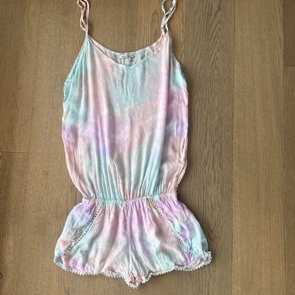 TIARE HAWAII TIE DYE ROMPER COVER UP